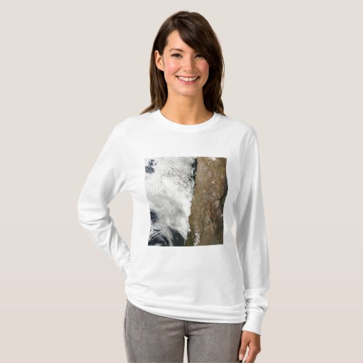 Satellitenblick auf die Anden T-Shirt (Vorne ganz)