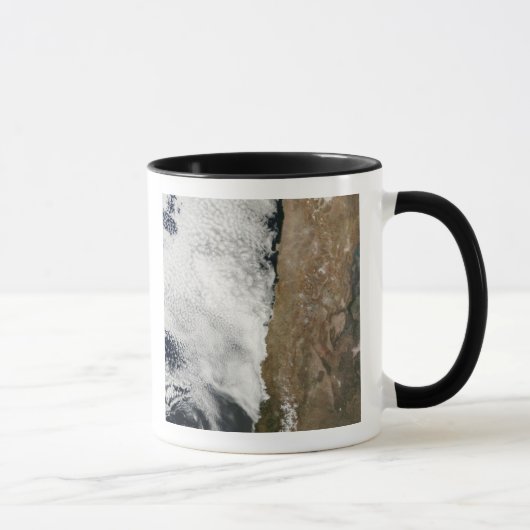 Satellitenblick auf die Anden Tasse (Rechts)