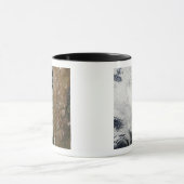 Satellitenblick auf die Anden Tasse (Zentrum)