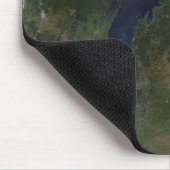 Satellitenblick auf die Großen Seen Mousepad (Ecke)