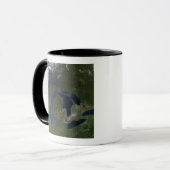 Satellitenblick auf die Großen Seen Tasse (Vorderseite Links)