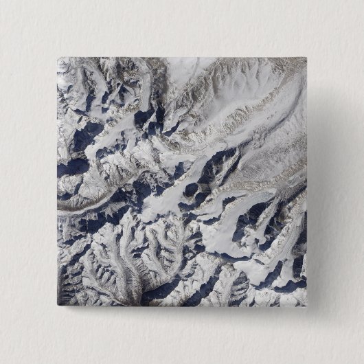 Satellitenblick auf einen Gletscher aus dem Himala Button (Vorderseite)