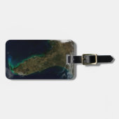 Satellitenblick auf Florida. Gepäckanhänger (Vorderseite horizontal)