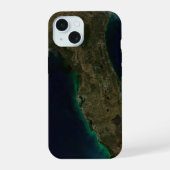Satellitenblick auf Florida. iPhone 15 Hülle (Rückseite)