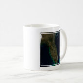 Satellitenblick auf Florida. Kaffeetasse (VorderseiteRechts)