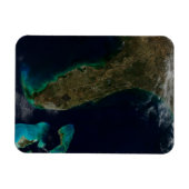 Satellitenblick auf Florida. Magnet (Horizontal)