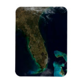 Satellitenblick auf Florida. Magnet (Vertikal)