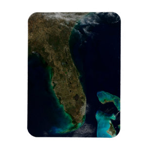 Satellitenblick auf Florida. Magnet