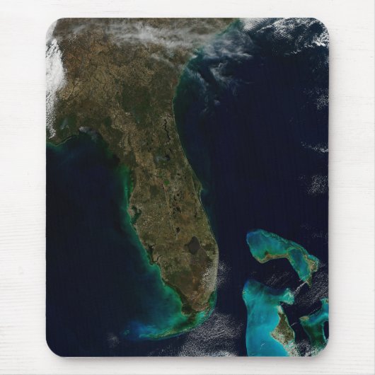 Satellitenblick auf Florida. Mousepad (Vorne)