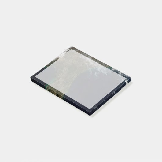 Satellitenblick auf Florida. Post-it Klebezettel (angewinkelt)