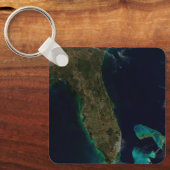 Satellitenblick auf Florida. Schlüsselanhänger (Vorderseite)