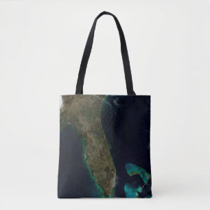 Satellitenblick auf Florida. Tasche
