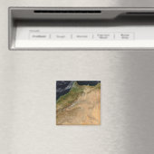 Satellitenblick Marokkos Magnet (In Situ (Geschirrspüler))