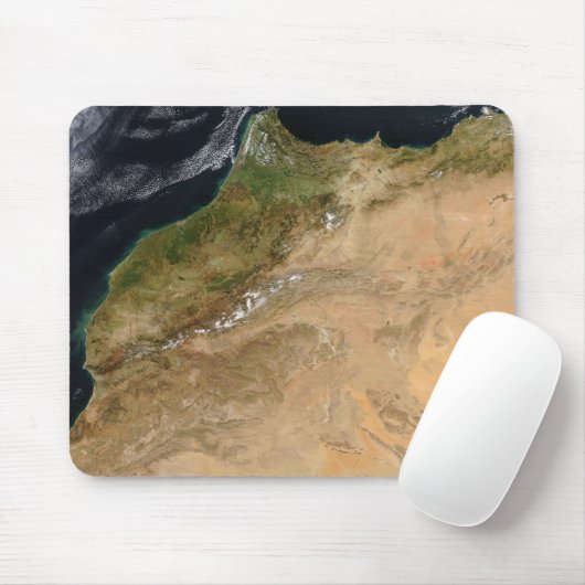 Satellitenblick Marokkos Mousepad (Mit Mouse)