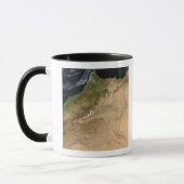 Satellitenblick Marokkos Tasse (Links)