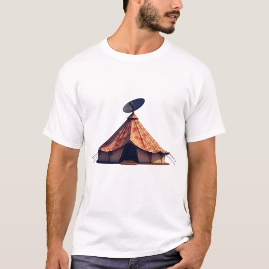 Satellitenfernsehen T-Shirt (Vorderseite)