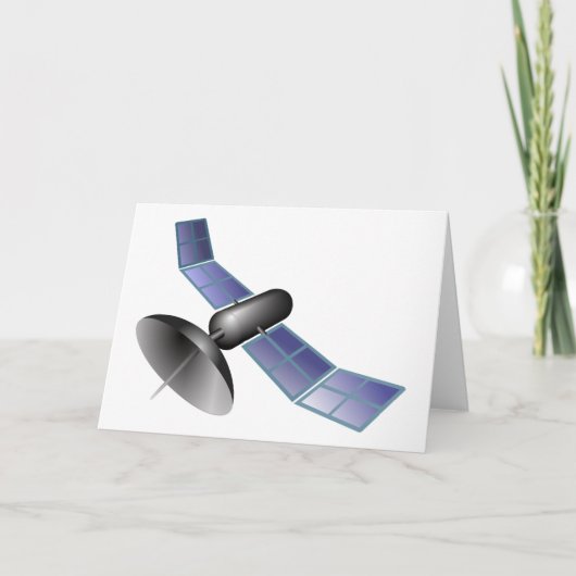 Satellitengrüßkarten Karte (Vorderseite)