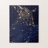 SatellitenInfrarot-Verbundnetz der NASA aus den US Puzzle (Vertikal)