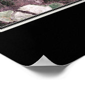 Satellitenplakat von Asheville North Carolina Poster (Ecke)