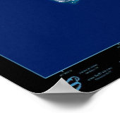 Satellitenposter Grand Cayman Poster (Ecke)