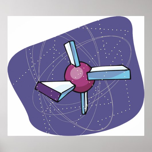 Satellitenposter Poster (Vorne)
