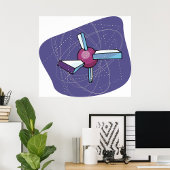 Satellitenposter Poster