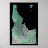 Satellitenposter von Idaho Poster (Vorne)