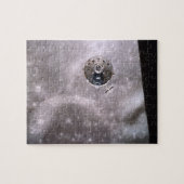 Satellitenrundung im Weltraum Puzzle (Horizontal)