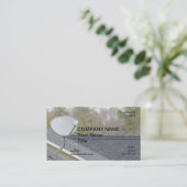 Satellitenschüssel auf Dach Visitenkarte (Stehend Vorderseite)