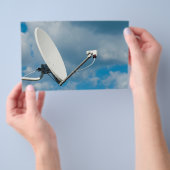 Satellitenschüssel Flyer (Handgriff)