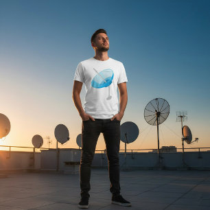 Satellitenschüssel Herren T-Shirt