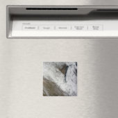 Satellitensicht auf Schnee und Kälte Magnet (In Situ (Geschirrspüler))