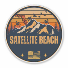 Satellitenstrand, Florida Aufkleber
