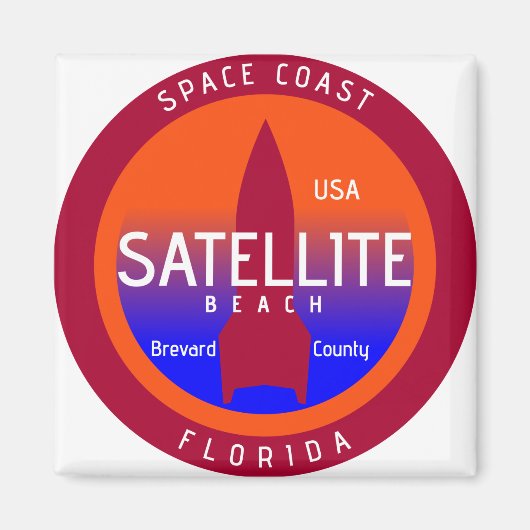 Satellitenstrand Magnet (Vorne)