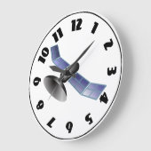 Satellitenuhr Große Wanduhr (Winkel)