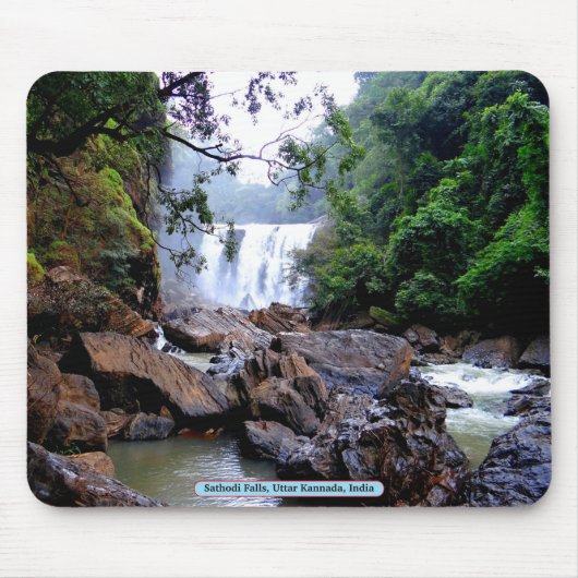 Sathodi Falls, Uttar Kannada, Indien Mousepad (Vorne)