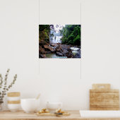 Sathodi Falls, Uttar Kannada, Indien Poster (Küche)