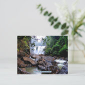 Sathodi Falls, Uttar Kannada, Indien Postkarte (Stehend Vorderseite)