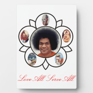 Sathya Sai Baba auf Foto Plaques mit Easel Fotoplatte