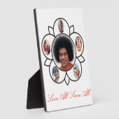Sathya Sai Baba auf Foto Plaques mit Easel Fotoplatte (Seite)