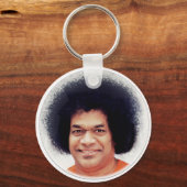Sathya Sai Baba Portrait auf Keychaine Schlüsselanhänger (Vorderseite)