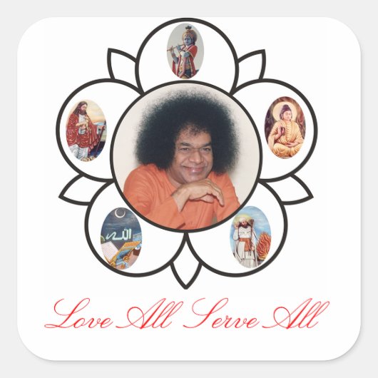 Sathya Sai Baba Sticker (Vorderseite)