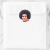 Sathya Sai Baba Sticker rund (Tasche)