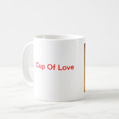 Sathya Sai Kuchenschale Liebe Kaffeetasse (Vorderseite Links)