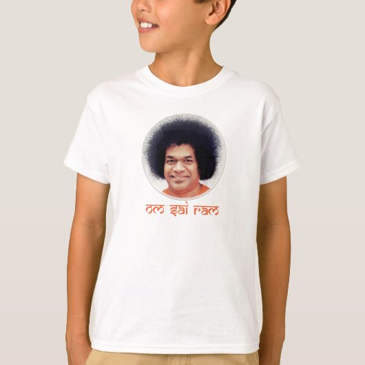 Sathya Sai Poly-Baumwolle der T - Shirt des (Vorderseite)