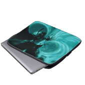 Satin Abstrakt Dream Notebook Notebook-Sleeve Laptopschutzhülle (Vorne Knopf)