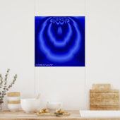 SATIN BLUES POSTER (Küche)