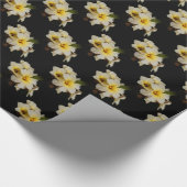 Satin-Blume Geschenkpapier (Ecke)