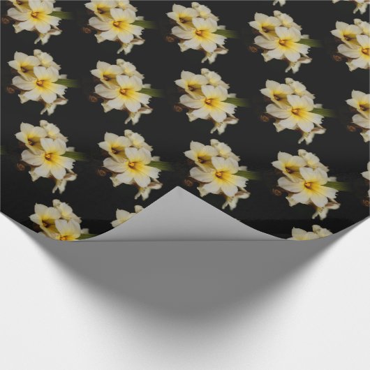 Satin-Blume Geschenkpapier (Ecke)