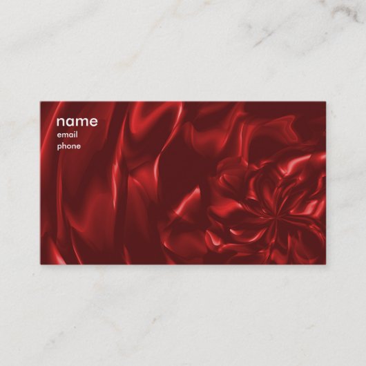 Satin Business Card Visitenkarte (Vorderseite)